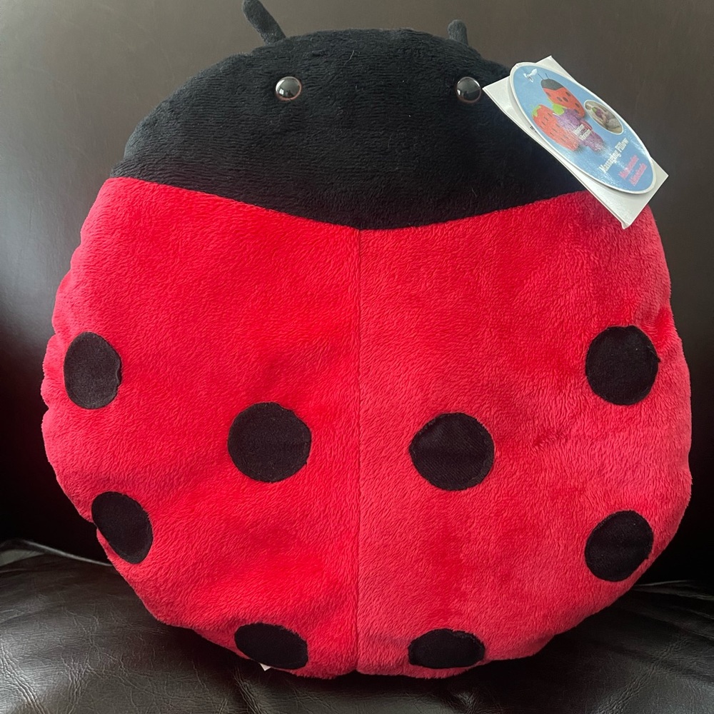 Ladybug Plush Massaging Pillow